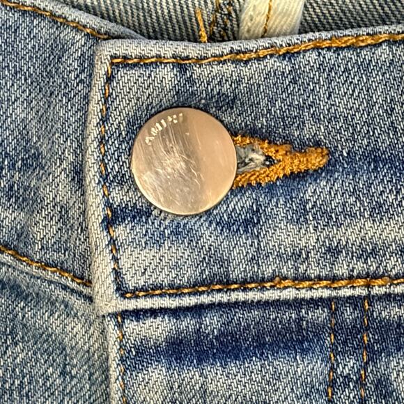 Amiri Men’s Skinny Jeans Size 34 Light Wash w/ Dual Zipper Detailing - Picture 6 of 16